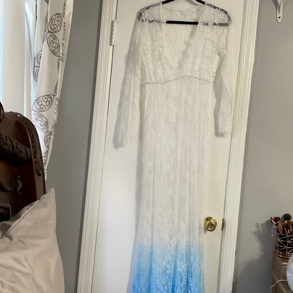 Womens Dress Gown Off Shoulder Maxi Dress